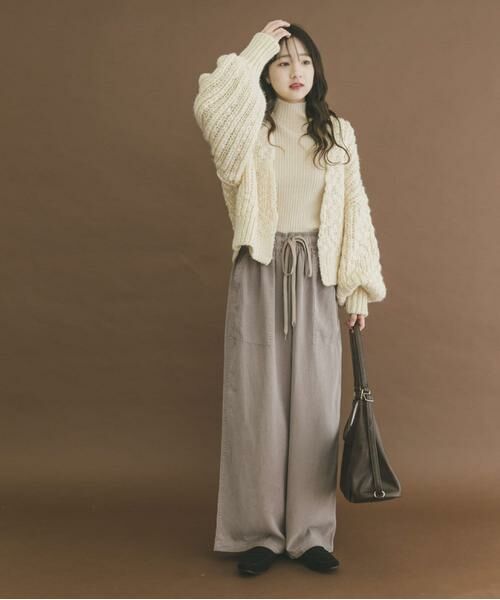 URBAN RESEARCH ITEMS / アーバンリサーチ アイテムズ カーディガン・ボレロ | ウールミックスボリュームカーディガン | 詳細14