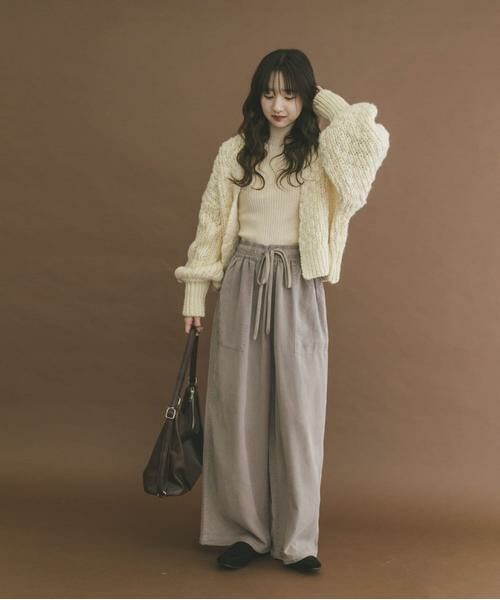 URBAN RESEARCH ITEMS / アーバンリサーチ アイテムズ カーディガン・ボレロ | ウールミックスボリュームカーディガン | 詳細15