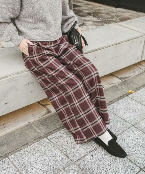 URBAN RESEARCH ITEMS / アーバンリサーチ アイテムズ その他パンツ | ワイドイージーパンツ(ボルドー)