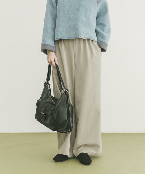 URBAN RESEARCH ITEMS / アーバンリサーチ アイテムズ その他パンツ | ワイドイージーパンツ(ベージュ)