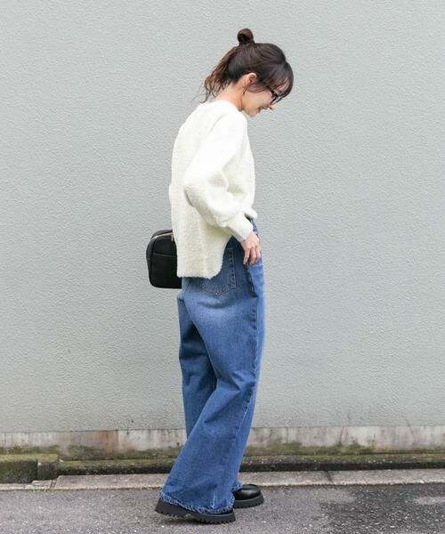 URBAN RESEARCH ITEMS / アーバンリサーチ アイテムズ デニムパンツ | ベルト付ワイドデニム | 詳細6