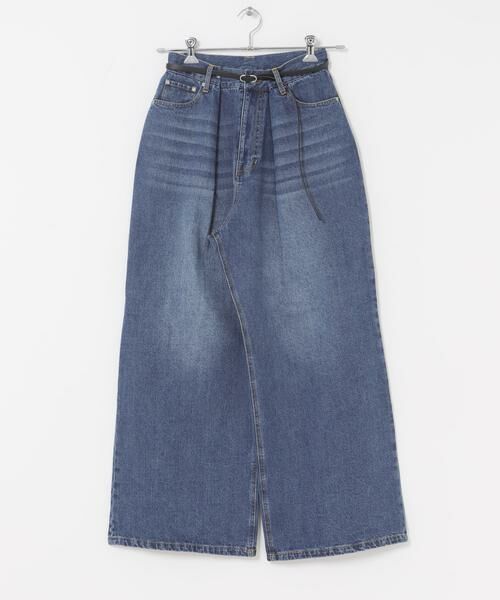 URBAN RESEARCH ITEMS / アーバンリサーチ アイテムズ デニムパンツ | ベルト付ワイドデニム | 詳細7