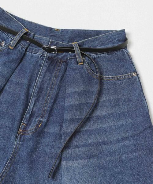 URBAN RESEARCH ITEMS / アーバンリサーチ アイテムズ デニムパンツ | ベルト付ワイドデニム | 詳細9