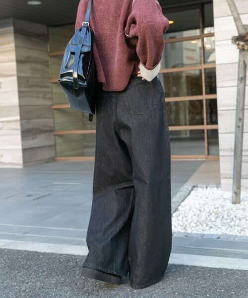URBAN RESEARCH ITEMS / アーバンリサーチ アイテムズ デニムパンツ | ベルト付ワイドデニム | 詳細11