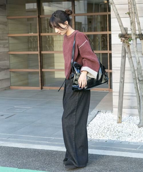 URBAN RESEARCH ITEMS / アーバンリサーチ アイテムズ デニムパンツ | ベルト付ワイドデニム | 詳細14