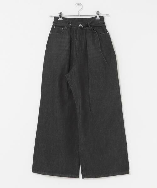 URBAN RESEARCH ITEMS / アーバンリサーチ アイテムズ デニムパンツ | ベルト付ワイドデニム | 詳細15