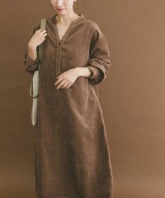 URBAN RESEARCH ITEMS / アーバンリサーチ アイテムズ ワンピース | ライトコーデュロイスキッパーワンピース