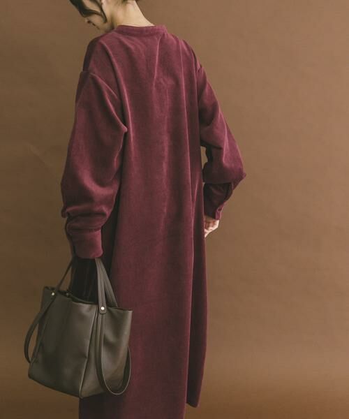 URBAN RESEARCH ITEMS / アーバンリサーチ アイテムズ ワンピース | ライトコーデュロイスキッパーワンピース | 詳細2