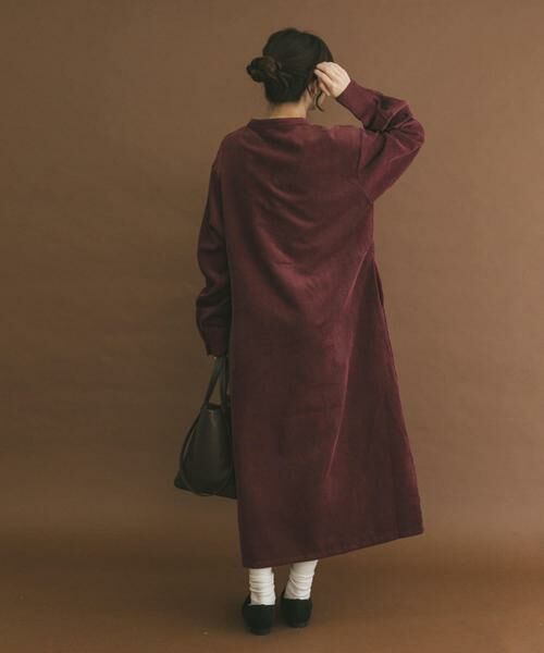 URBAN RESEARCH ITEMS / アーバンリサーチ アイテムズ ワンピース | ライトコーデュロイスキッパーワンピース | 詳細3