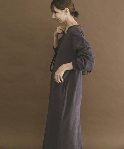 URBAN RESEARCH ITEMS / アーバンリサーチ アイテムズ ワンピース | スウェットロングスリーブワンピース | 詳細12