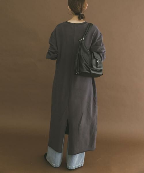 URBAN RESEARCH ITEMS / アーバンリサーチ アイテムズ ワンピース | スウェットロングスリーブワンピース | 詳細13