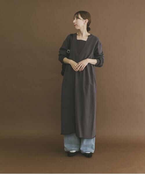 URBAN RESEARCH ITEMS / アーバンリサーチ アイテムズ ワンピース | スウェットロングスリーブワンピース | 詳細15