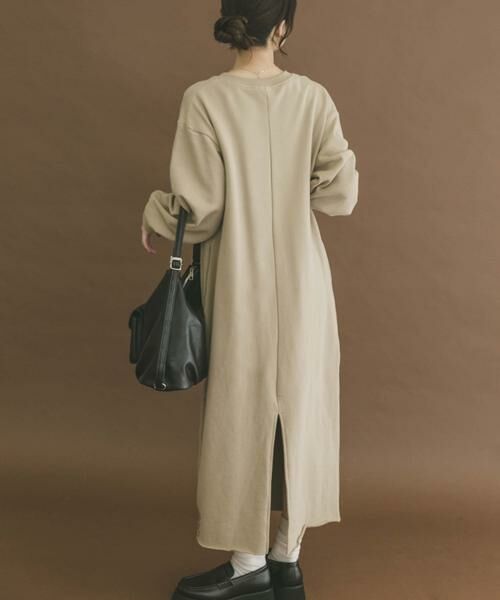 URBAN RESEARCH ITEMS / アーバンリサーチ アイテムズ ワンピース | スウェットロングスリーブワンピース | 詳細19