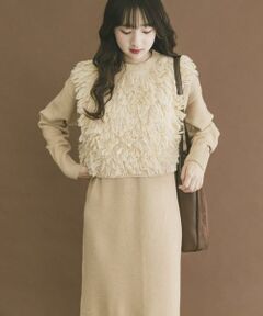 URBAN RESEARCH ITEMS / アーバンリサーチ アイテムズ ワンピース | ループニットベストセットワンピース