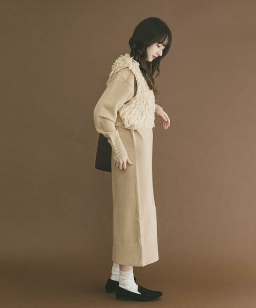 URBAN RESEARCH ITEMS / アーバンリサーチ アイテムズ ワンピース | ループニットベストセットワンピース | 詳細5