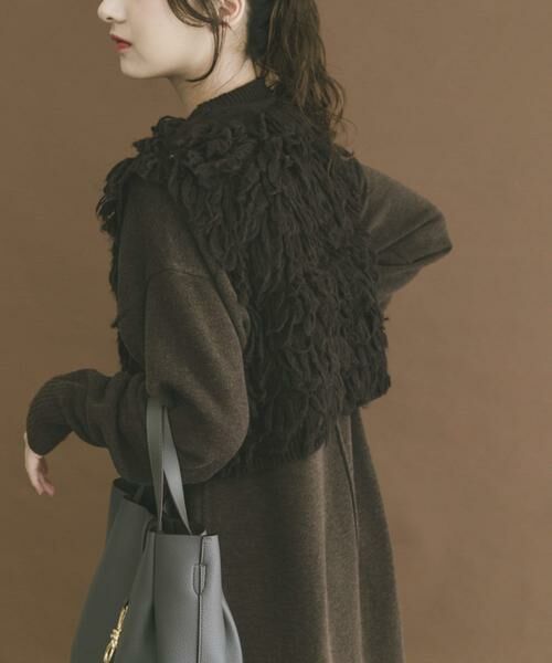 URBAN RESEARCH ITEMS / アーバンリサーチ アイテムズ ワンピース | ループニットベストセットワンピース | 詳細9