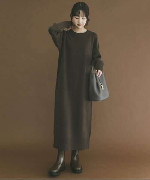 URBAN RESEARCH ITEMS / アーバンリサーチ アイテムズ ワンピース | ループニットベストセットワンピース | 詳細13