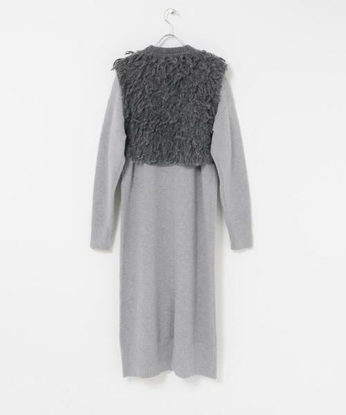URBAN RESEARCH ITEMS / アーバンリサーチ アイテムズ ワンピース | ループニットベストセットワンピース | 詳細26
