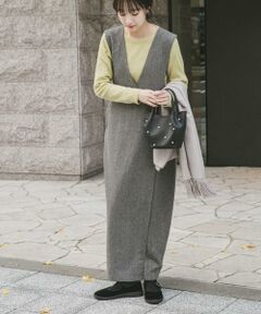 URBAN RESEARCH ITEMS / アーバンリサーチ アイテムズ ワンピース | ゴマツイードジャンパースカート