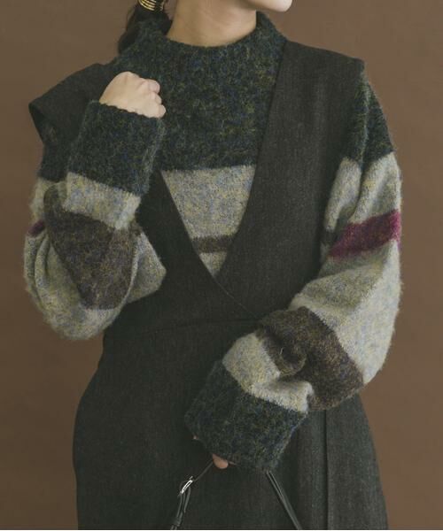 URBAN RESEARCH ITEMS / アーバンリサーチ アイテムズ ワンピース | ゴマツイードジャンパースカート | 詳細2