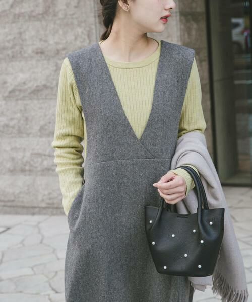 URBAN RESEARCH ITEMS / アーバンリサーチ アイテムズ ワンピース | ゴマツイードジャンパースカート | 詳細14