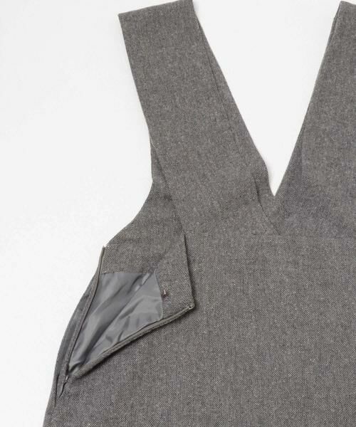 URBAN RESEARCH ITEMS / アーバンリサーチ アイテムズ ワンピース | ゴマツイードジャンパースカート | 詳細22