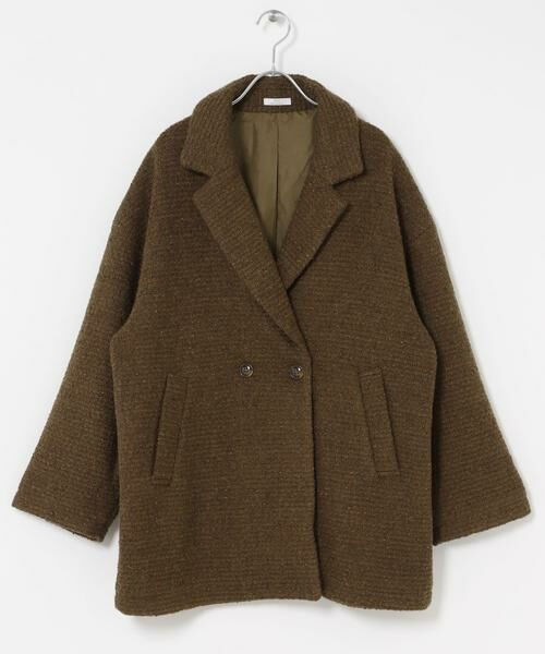 URBAN RESEARCH ITEMS/アーバンリサーチ アイテムズ オーバーサイズジャケット ブラウン FREE