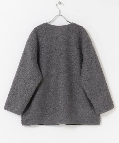 URBAN RESEARCH ITEMS / アーバンリサーチ アイテムズ ノーカラージャケット | ボアジャケット | 詳細27