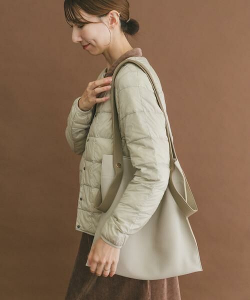 URBAN RESEARCH ITEMS/アーバンリサーチ アイテムズ TAION CREW NECK BUTTON DOWN JACKET グレー系その他 XL