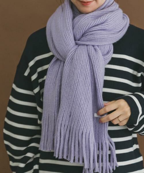 URBAN RESEARCH ITEMS / アーバンリサーチ アイテムズ マフラー・ショール・スヌード・ストール | グリッターソフトラッセルストール | 詳細1