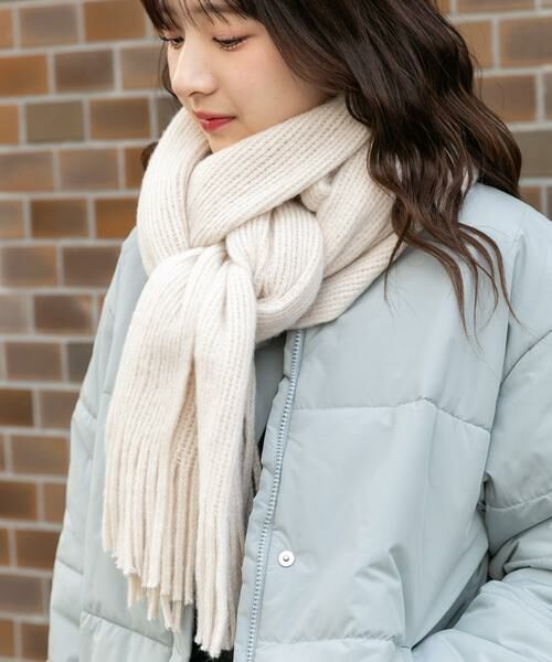 URBAN RESEARCH ITEMS / アーバンリサーチ アイテムズ マフラー・ショール・スヌード・ストール | グリッターソフトラッセルストール | 詳細5