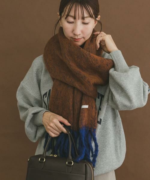 URBAN RESEARCH ITEMS / アーバンリサーチ アイテムズ マフラー・ショール・スヌード・ストール | ソフトブークレストール | 詳細6