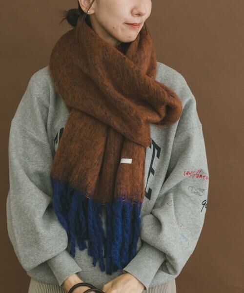 URBAN RESEARCH ITEMS / アーバンリサーチ アイテムズ マフラー・ショール・スヌード・ストール | ソフトブークレストール | 詳細8