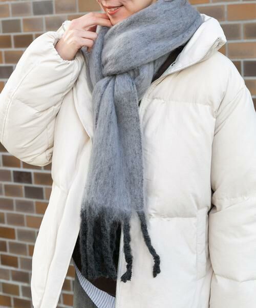 URBAN RESEARCH ITEMS / アーバンリサーチ アイテムズ マフラー・ショール・スヌード・ストール | ソフトブークレストール | 詳細13