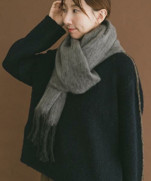 URBAN RESEARCH ITEMS / アーバンリサーチ アイテムズ マフラー・ショール・スヌード・ストール | ソフトブークレストール | 詳細14