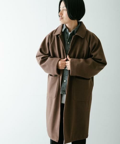 URBAN RESEARCH ITEMS / アーバンリサーチ アイテムズ その他アウター | ウールライクメルトン ロングコート | 詳細1