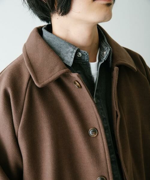 URBAN RESEARCH ITEMS / アーバンリサーチ アイテムズ その他アウター | ウールライクメルトン ロングコート | 詳細4