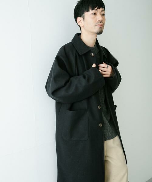 URBAN RESEARCH ITEMS / アーバンリサーチ アイテムズ その他アウター | ウールライクメルトン ロングコート | 詳細12