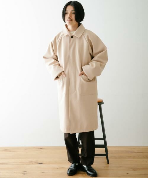 URBAN RESEARCH ITEMS / アーバンリサーチ アイテムズ その他アウター | ウールライクメルトン ロングコート | 詳細18