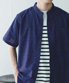 URBAN RESEARCH ITEMS / アーバンリサーチ アイテムズ シャツ・ブラウス | 『UR TECH Smart Linen Touch』ハイパフォーマンスリネン バンドカラーシャツ