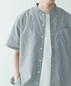 URBAN RESEARCH ITEMS / アーバンリサーチ アイテムズ シャツ・ブラウス | 『UR TECH Smart Linen Touch』ハイパフォーマンスリネン バンドカラーシャツ