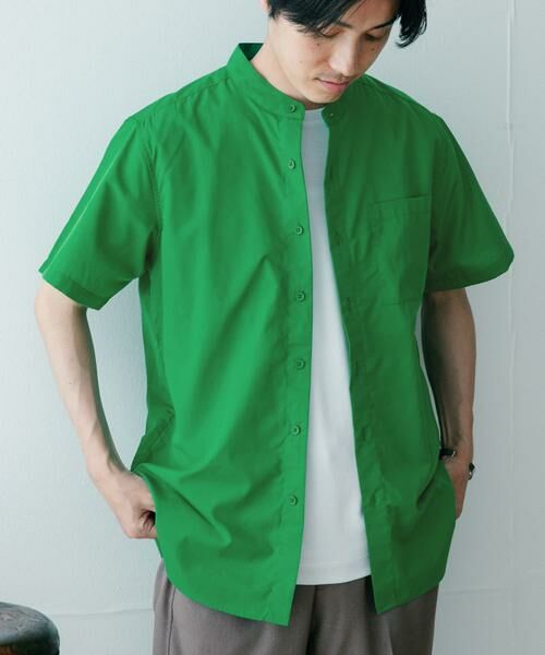 URBAN RESEARCH ITEMS / アーバンリサーチ アイテムズ シャツ・ブラウス | 『UR TECH Smart Linen Touch』ハイパフォーマンスリネン バンドカラーシャツ | 詳細2