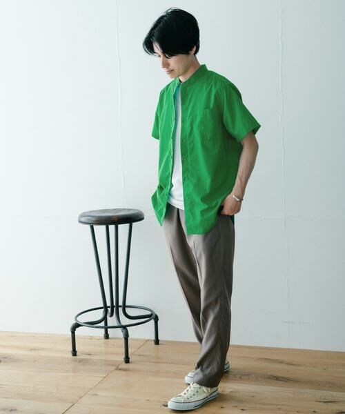 URBAN RESEARCH ITEMS / アーバンリサーチ アイテムズ シャツ・ブラウス | 『UR TECH Smart Linen Touch』ハイパフォーマンスリネン バンドカラーシャツ | 詳細4