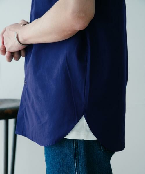 URBAN RESEARCH ITEMS / アーバンリサーチ アイテムズ シャツ・ブラウス | 『UR TECH Smart Linen Touch』ハイパフォーマンスリネン バンドカラーシャツ | 詳細23