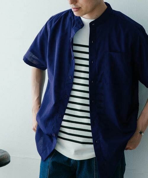 URBAN RESEARCH ITEMS / アーバンリサーチ アイテムズ シャツ・ブラウス | 『UR TECH Smart Linen Touch』ハイパフォーマンスリネン バンドカラーシャツ | 詳細10