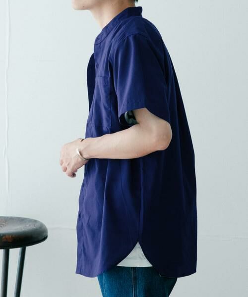 URBAN RESEARCH ITEMS / アーバンリサーチ アイテムズ シャツ・ブラウス | 『UR TECH Smart Linen Touch』ハイパフォーマンスリネン バンドカラーシャツ | 詳細11