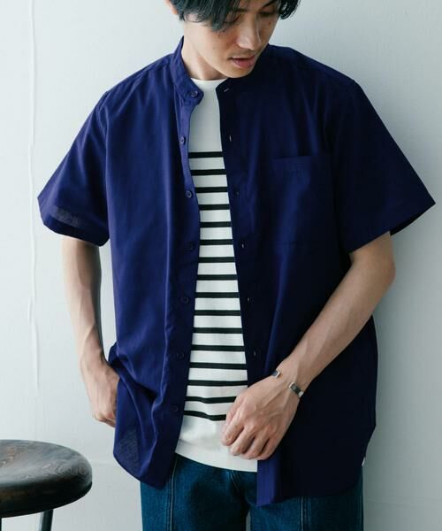 URBAN RESEARCH ITEMS / アーバンリサーチ アイテムズ シャツ・ブラウス | 『UR TECH Smart Linen Touch』ハイパフォーマンスリネン バンドカラーシャツ | 詳細13