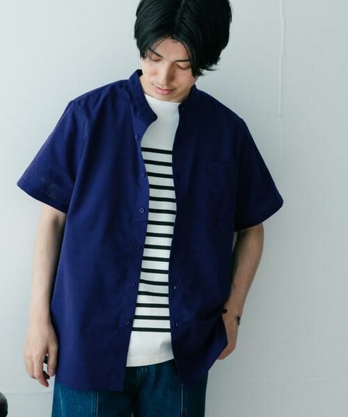 URBAN RESEARCH ITEMS / アーバンリサーチ アイテムズ シャツ・ブラウス | 『UR TECH Smart Linen Touch』ハイパフォーマンスリネン バンドカラーシャツ | 詳細14
