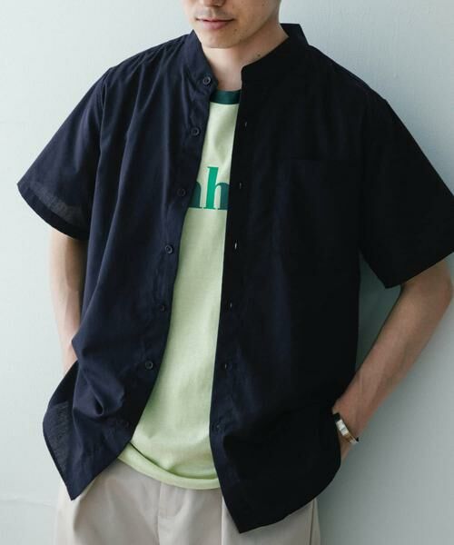 URBAN RESEARCH ITEMS / アーバンリサーチ アイテムズ シャツ・ブラウス | 『UR TECH Smart Linen Touch』ハイパフォーマンスリネン バンドカラーシャツ | 詳細25