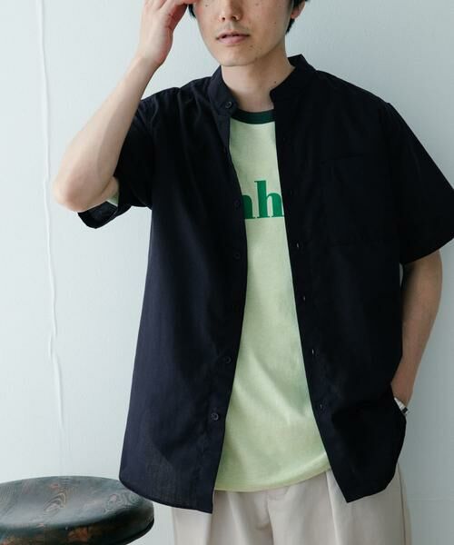 URBAN RESEARCH ITEMS / アーバンリサーチ アイテムズ シャツ・ブラウス | 『UR TECH Smart Linen Touch』ハイパフォーマンスリネン バンドカラーシャツ | 詳細26